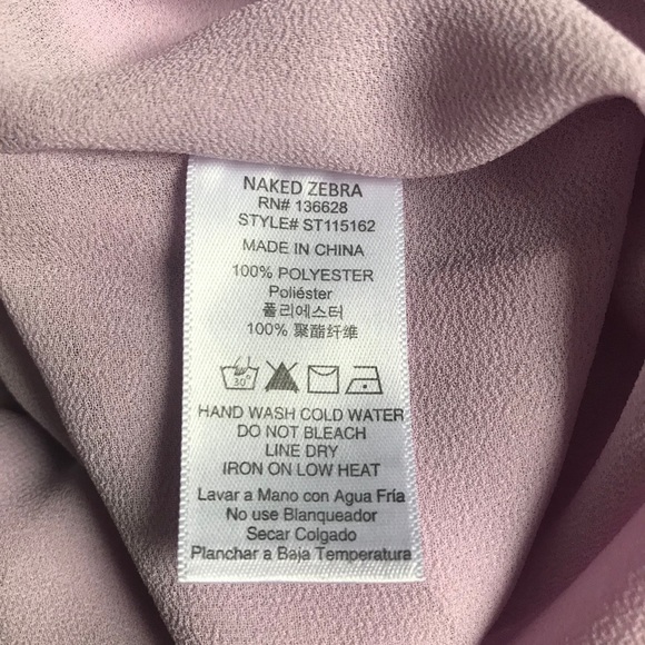 NWOT Naked Zebra Ruffle Mock Neck Tank - Picture 6 of 6